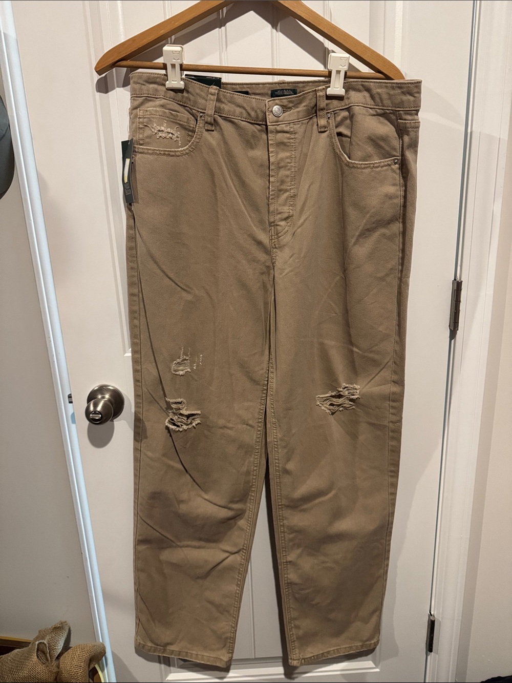 NWT wild  fable Tan Straight-Leg  Pants size 14/32 inseam
